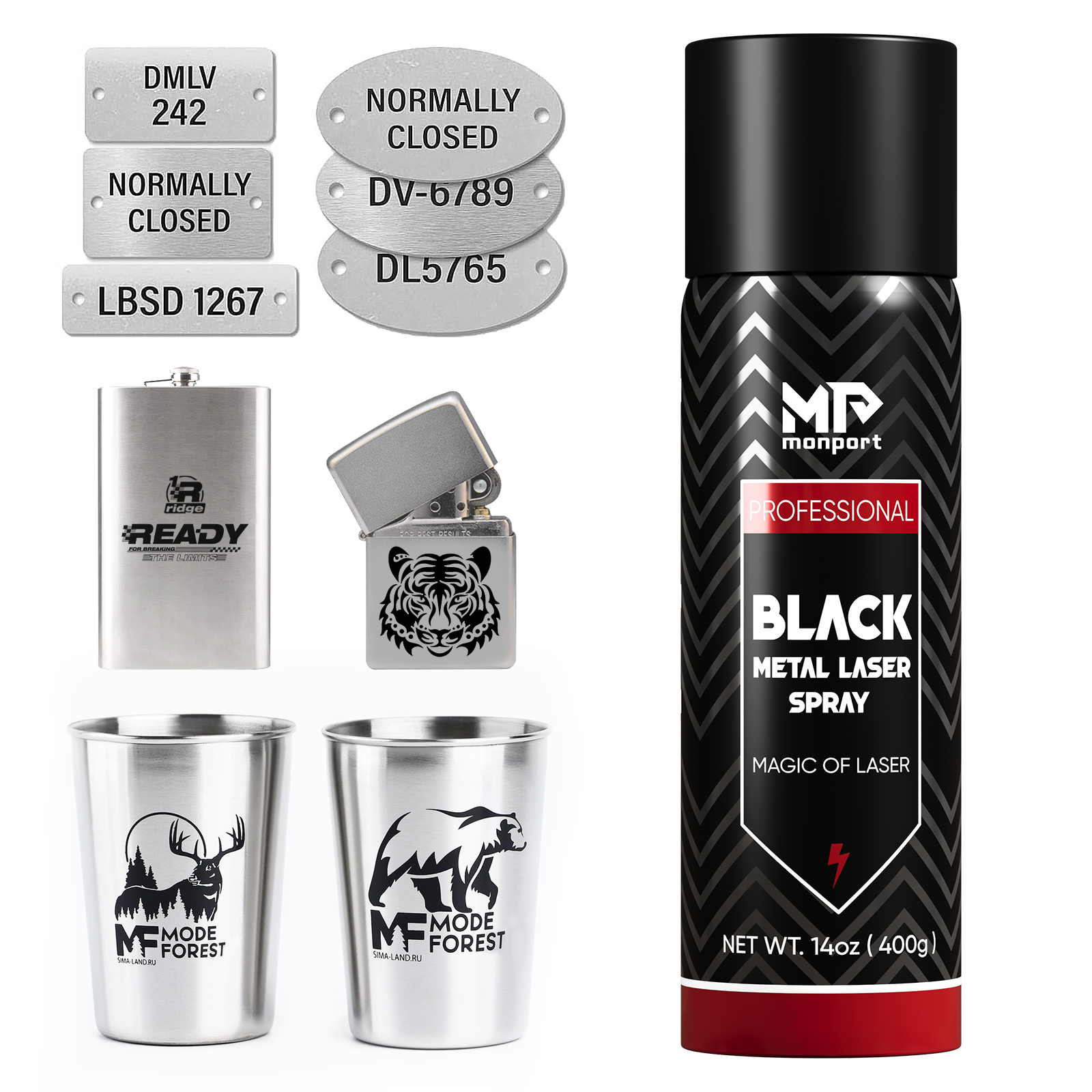 Black Laser Marking Spray