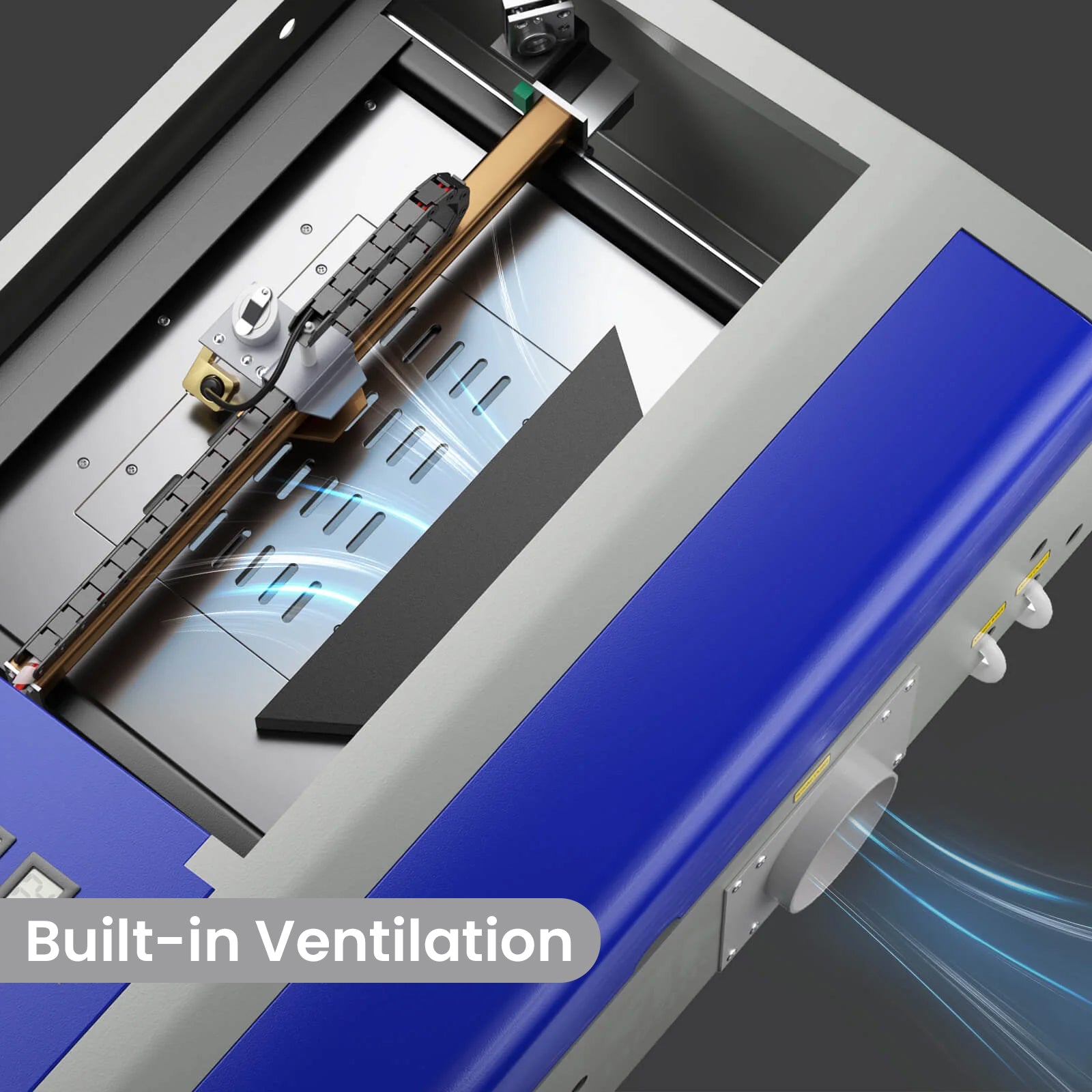 Monport 40W Lightburn-ready (12" X 8") CO2 Laser Engraver & Cutter with FDA Approval
