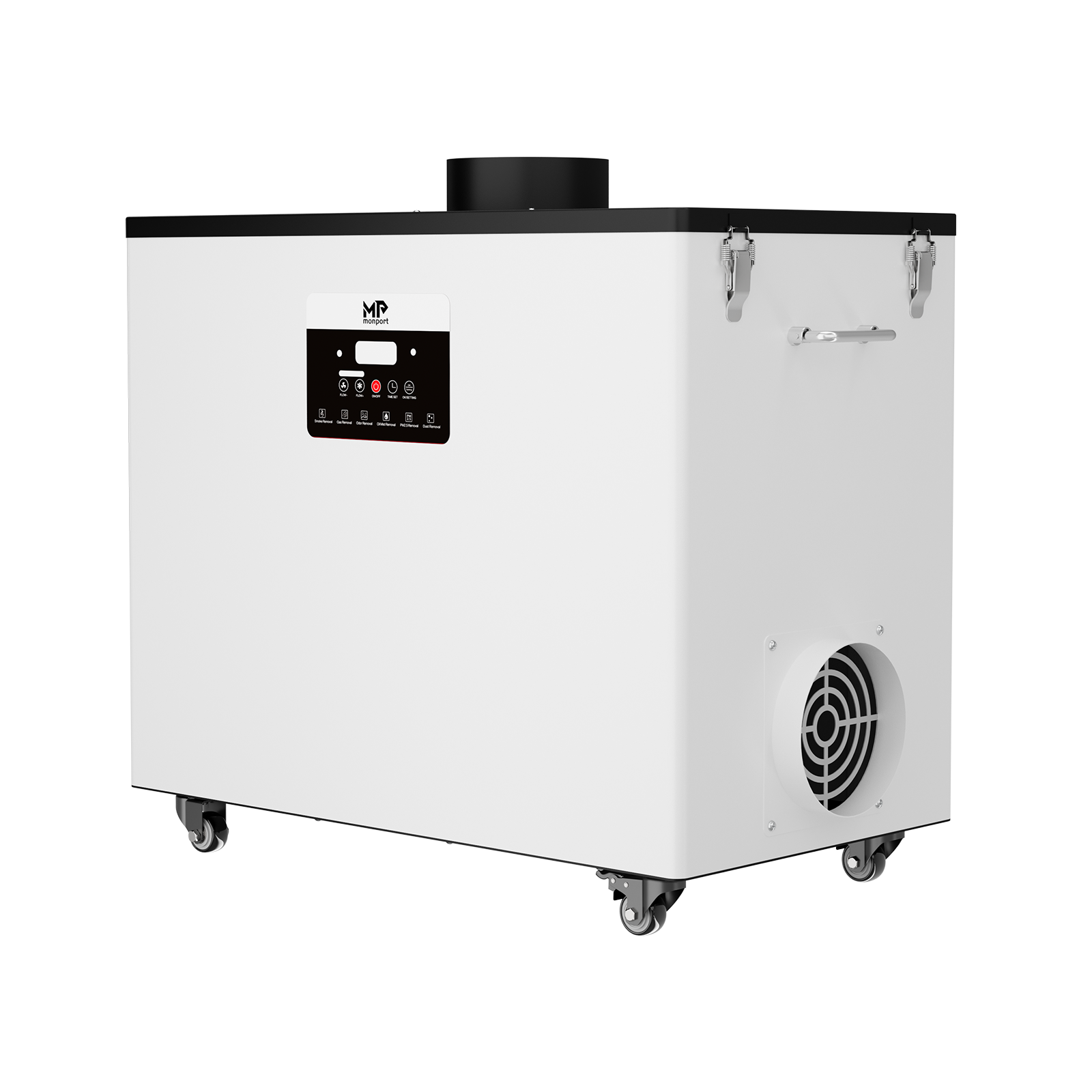 Monport 800W Laser Fume Extractor with 6-Layer Filter for Laser Engraver Cutting Machine for 130W & 150W CO2 Laser Engraver