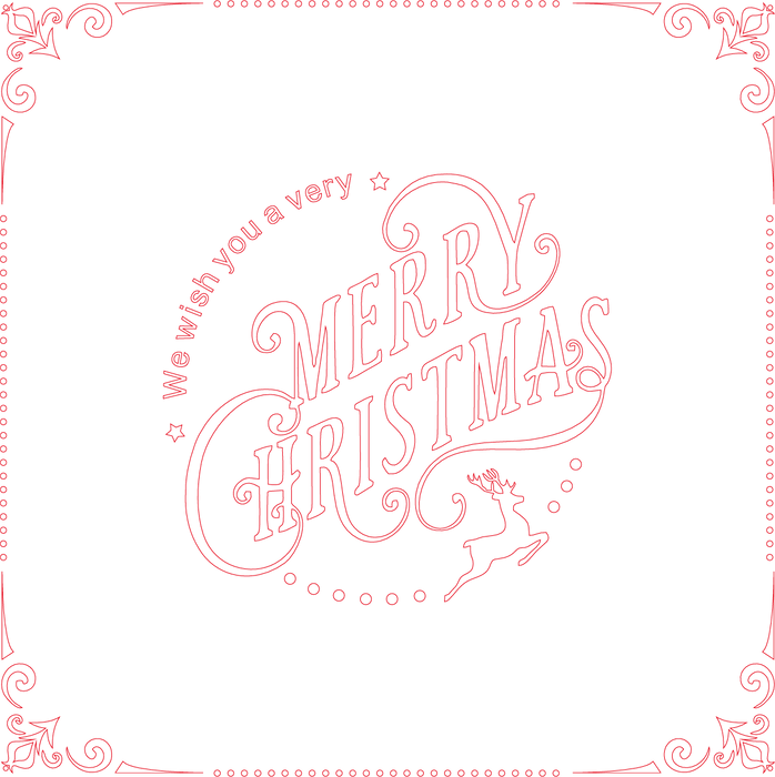 Festive Delight: Laser-Engraved Merry Christmas Decoration