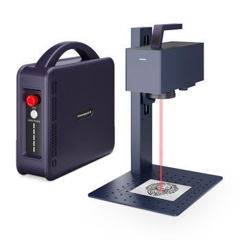 Monport 20W Portable Mini Fiber Laser Engraver for Color Metal Marking