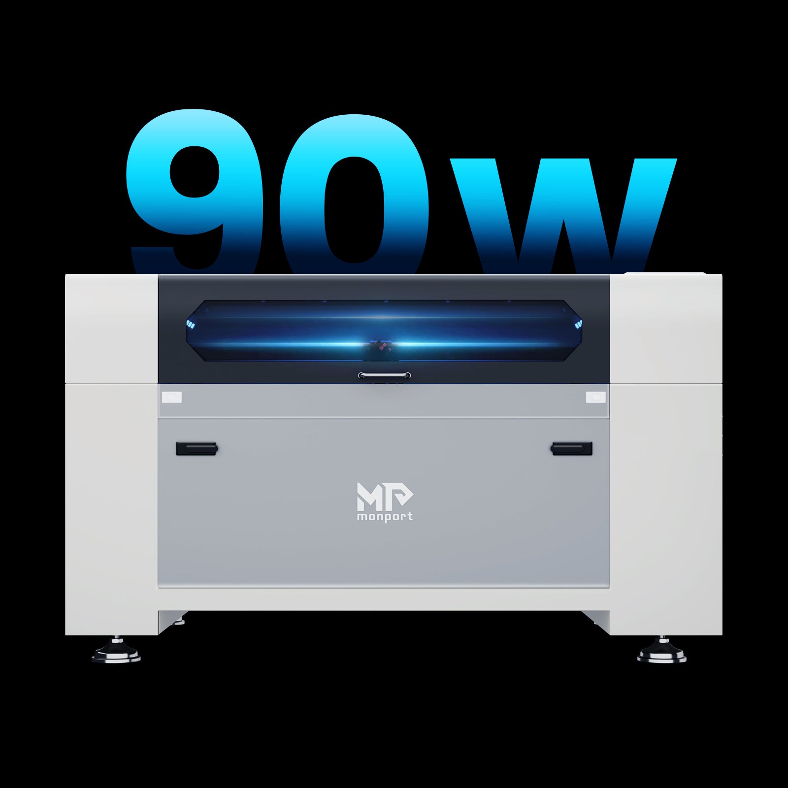 Monport Effi9S Upgraded 90W CO2 Laser Engraver & Cutter with Autofocus and Built-in Water Chiller