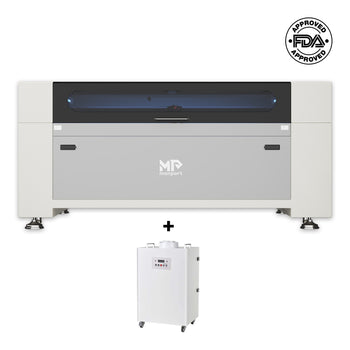 Bundle Sale | Monport Effi16S Upgraded 150W CO2 Laser Engraver + 350W Fume Extractor