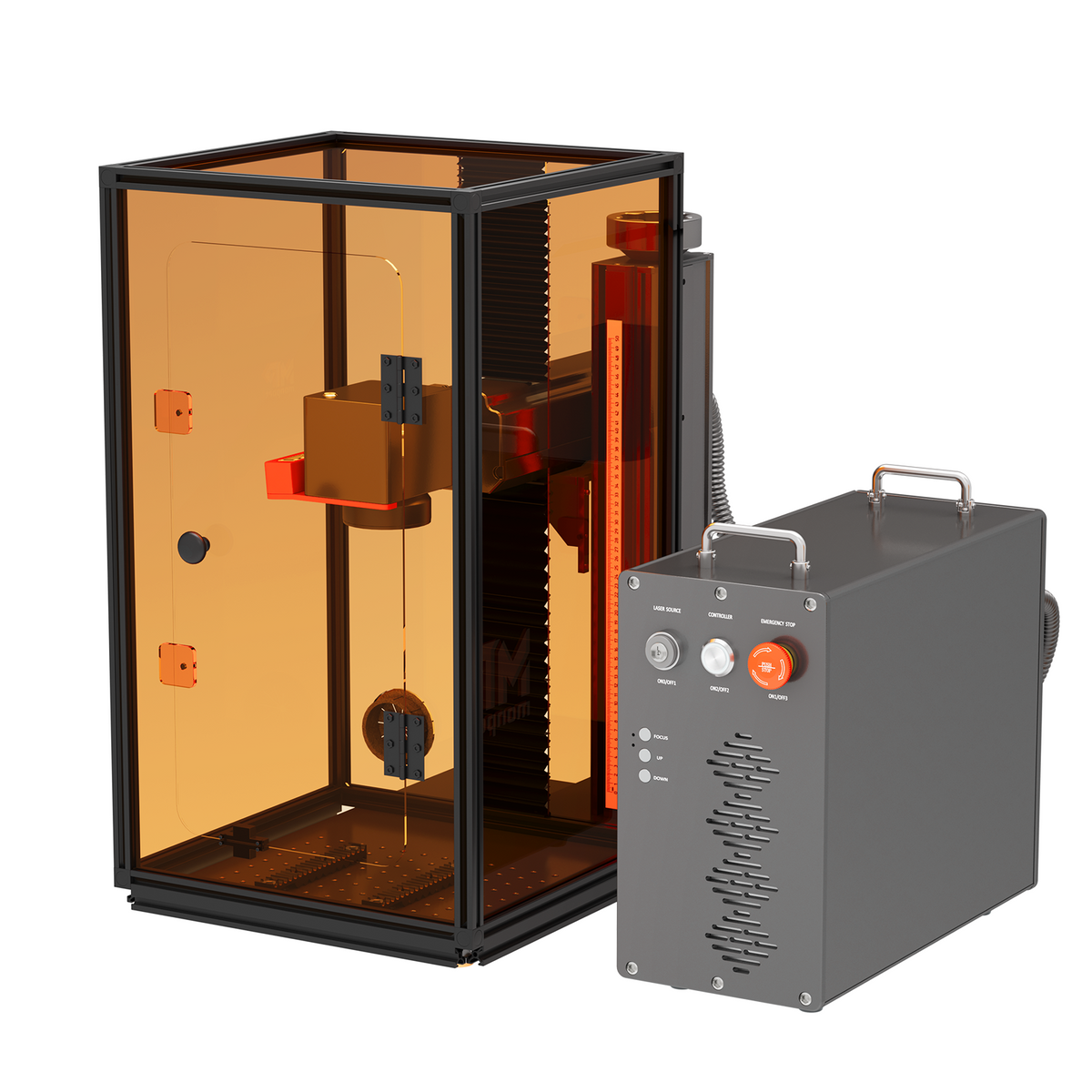Monport Laser Engraver Enclosure for Split Fiber Laser Marking Machines (with Door Protection Switch)