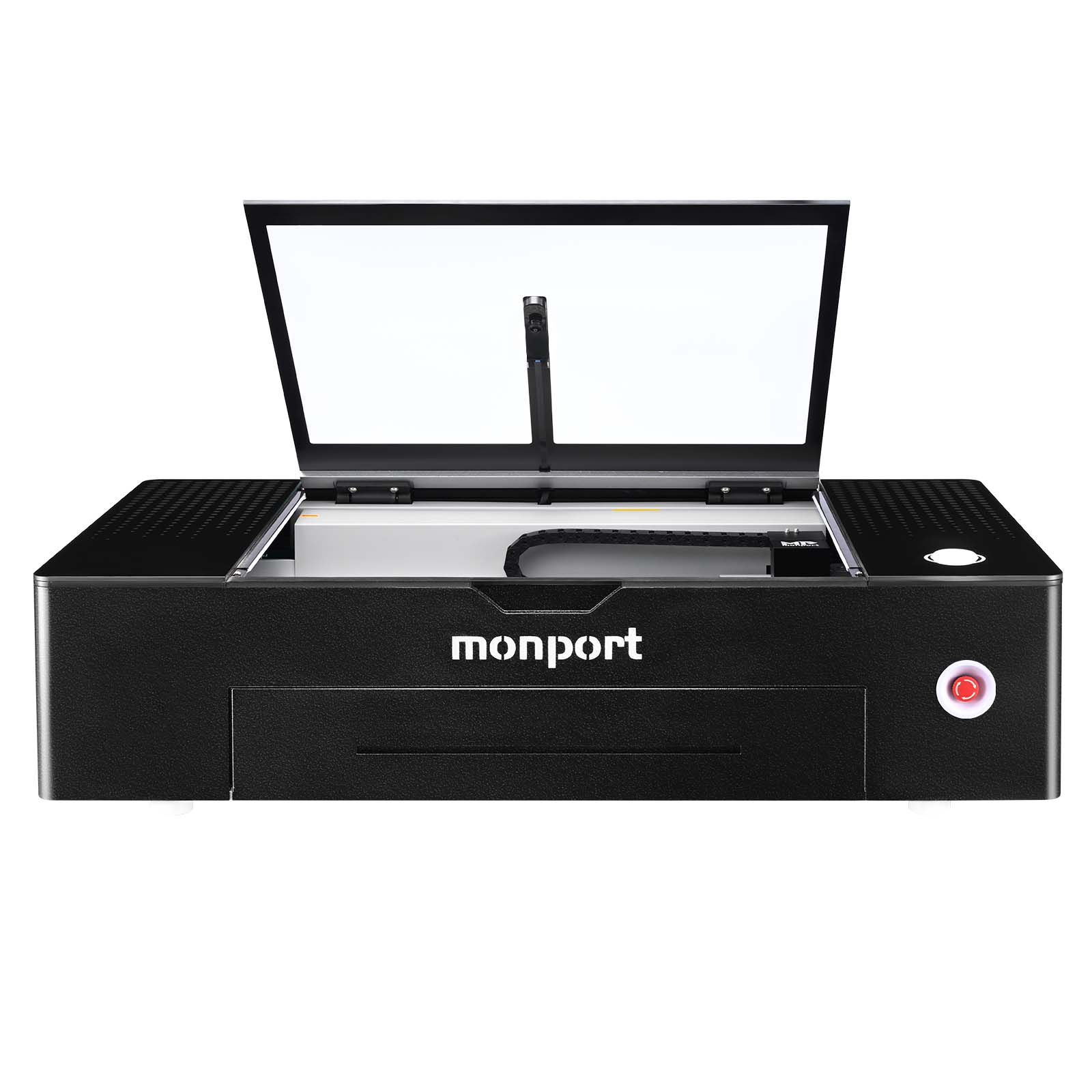 MONPORT ONYX 55W Desktop CO2 Laser Cutter with Upgraded Rotary Axis and DSP Lightburn
