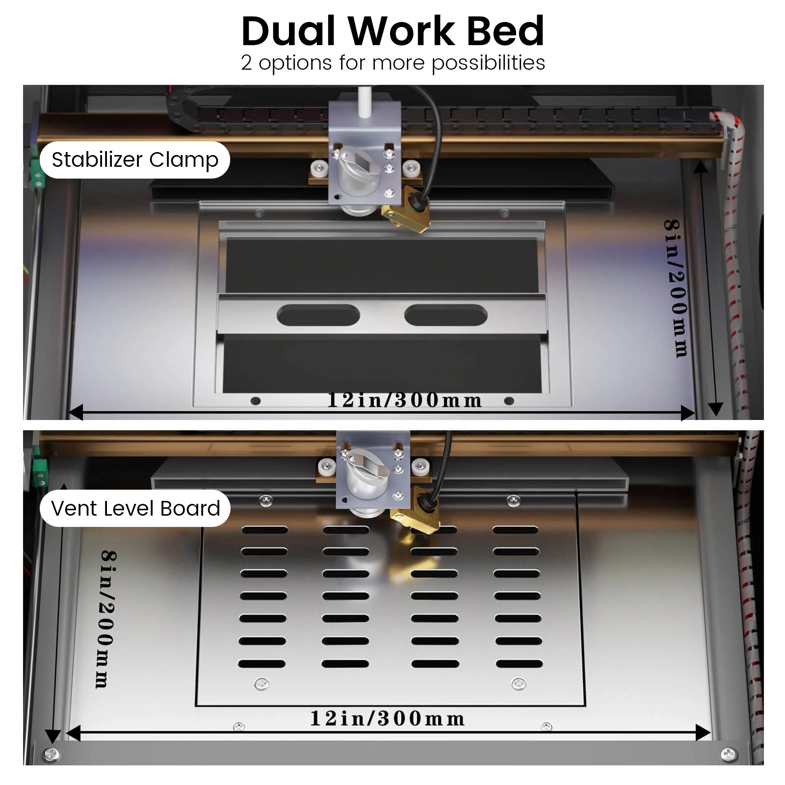 Monport 40W Lightburn-ready (12" X 8") CO2 Laser Engraver & Cutter with FDA Approval