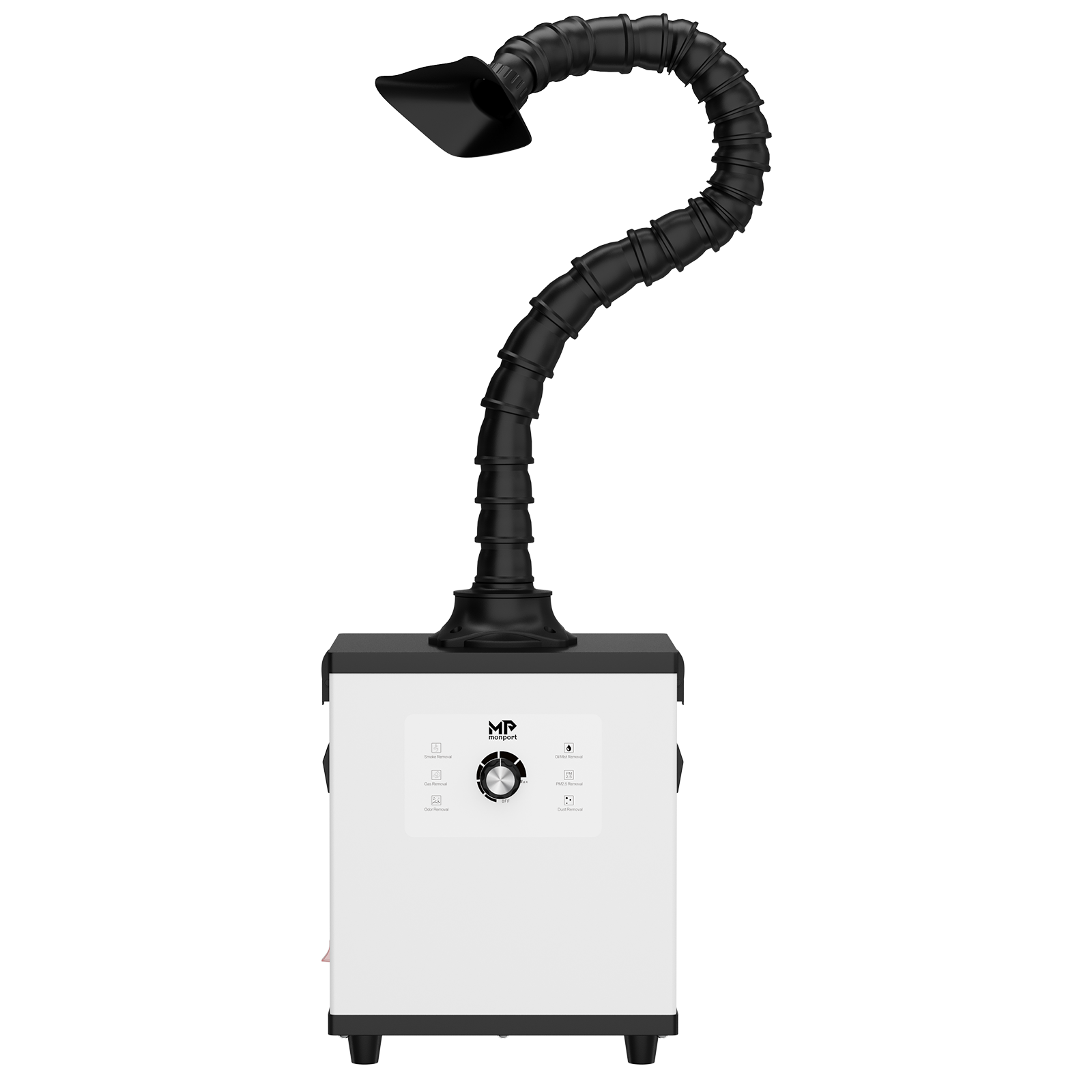 Monport 200W Laser Fume Extractor with 4-Layer Filter for CO2 & Fiber Laser Engraver