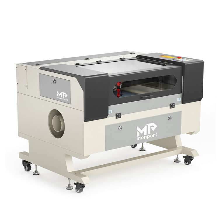 Monport 60W CO2 Laser Engraver & Cutter (28" x 20") with Manual Focus