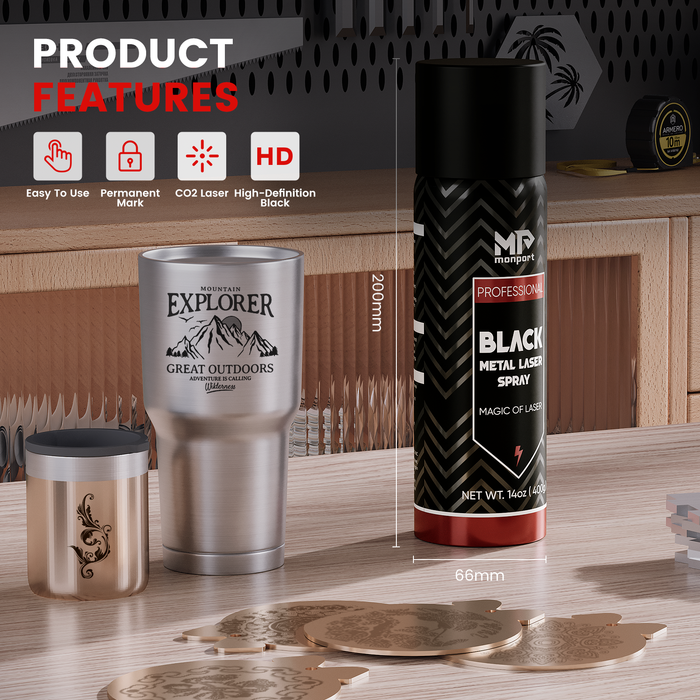 Black Laser Marking Spray