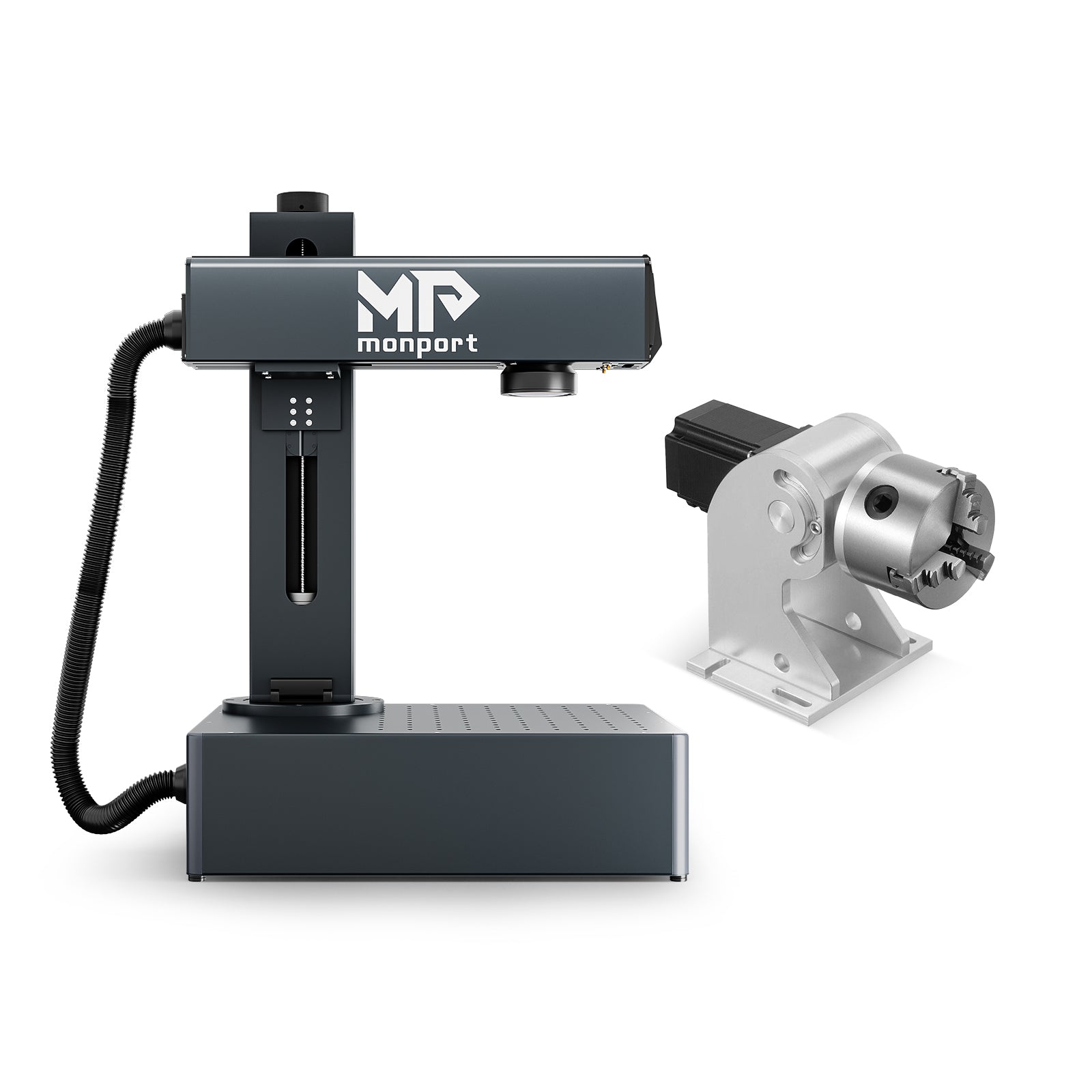 Monport GA 60W Upgraded Integrated MOPA Fiber Laser Engraver & Marking Machine with Auto Focus