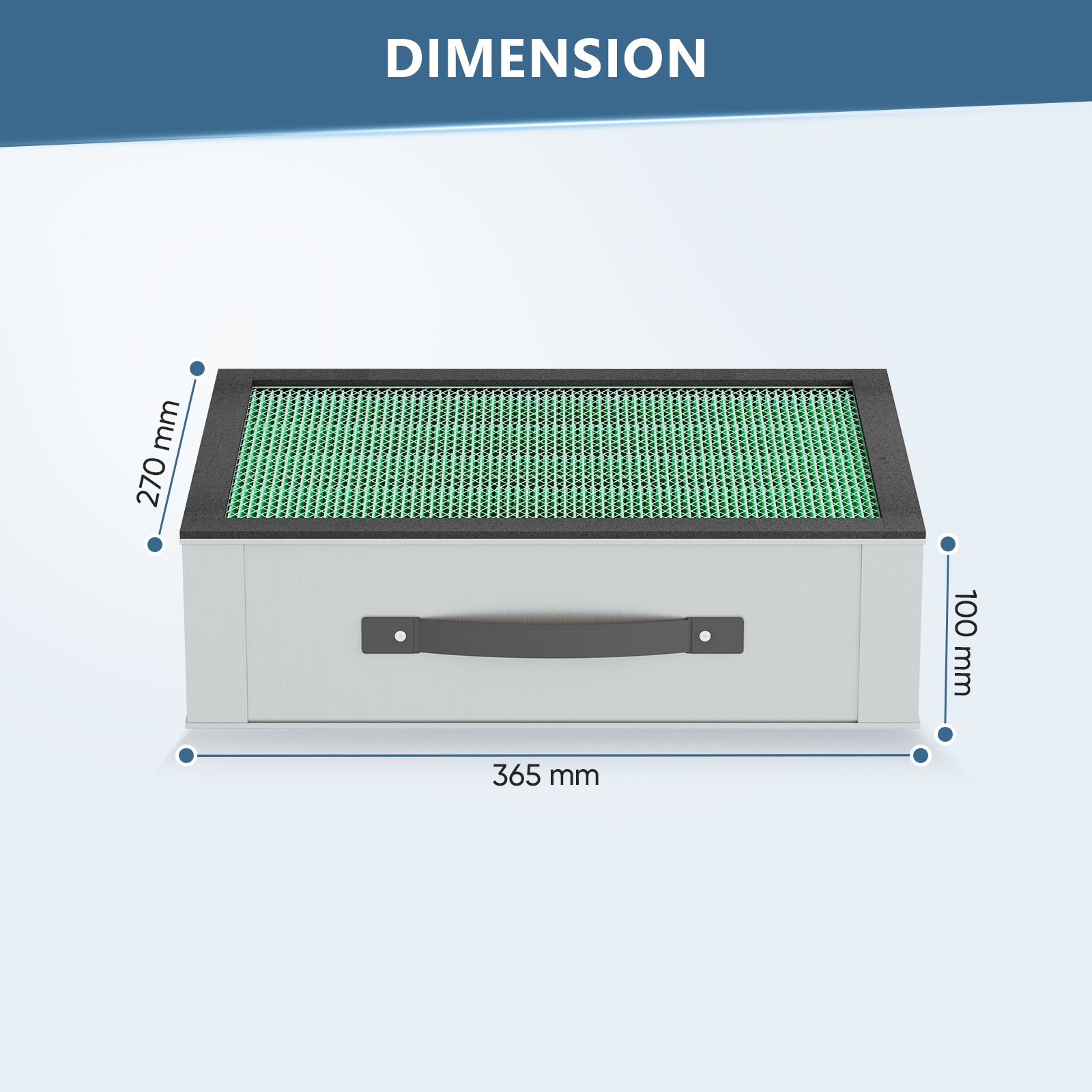 Monport High-Efficiency Filter Element for 350W Smoke Purifier