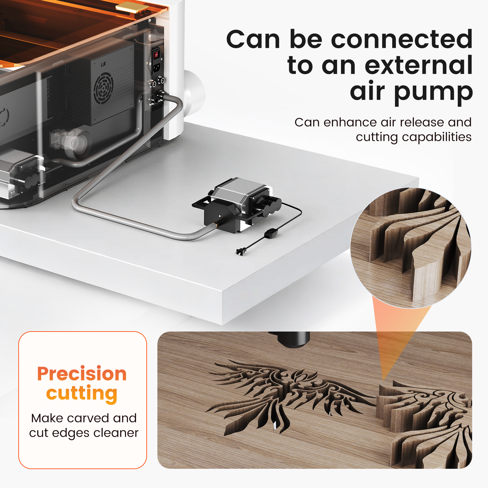 Monport Mega S: 70W Revolutionary Co2 Laser Engraver & Cutter with Intelligent Precision and Automation