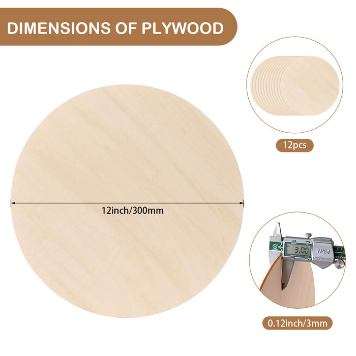 Monport Selected Basswood Plywood for Laser Engravers and Cutters DIY Crafting