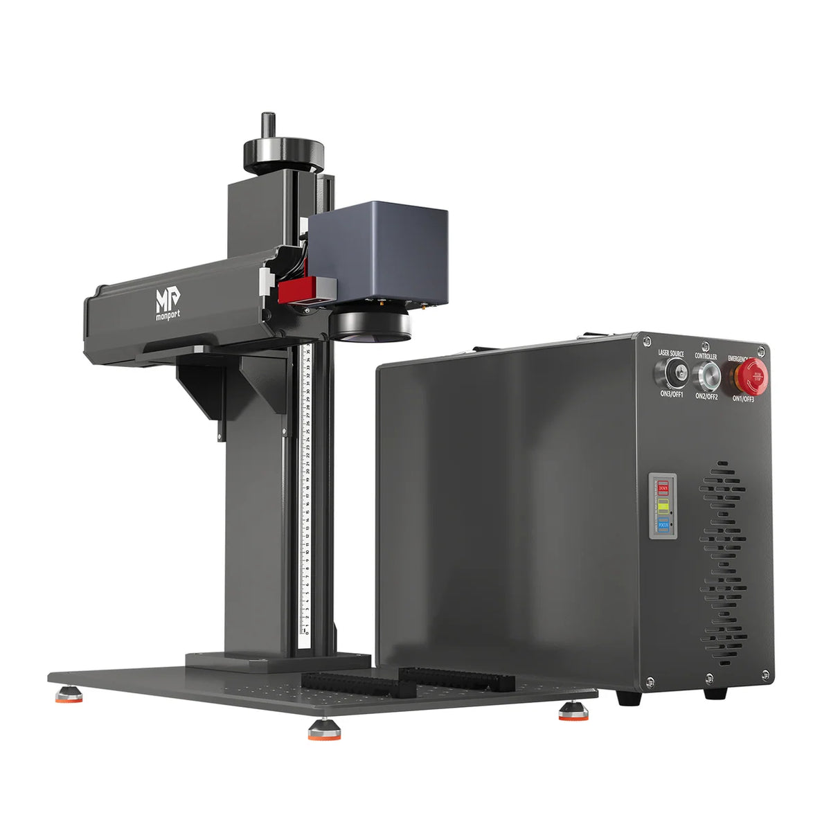 Monport GT 100W Split MOPA Fiber Laser Engraver & Color Marking Machine With AutoFocus