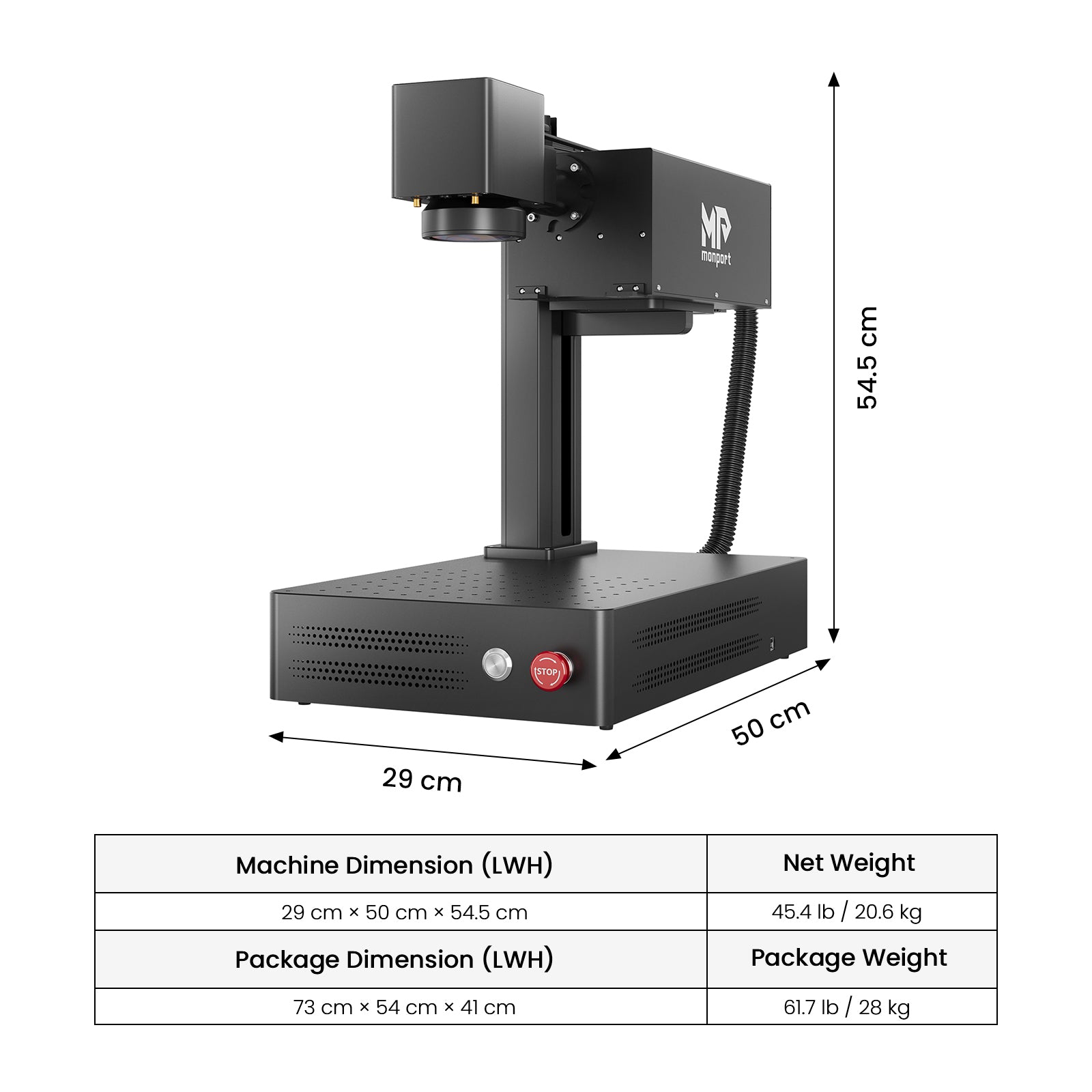 Monport GM 10W UV Laser Engraver & Marking Machine