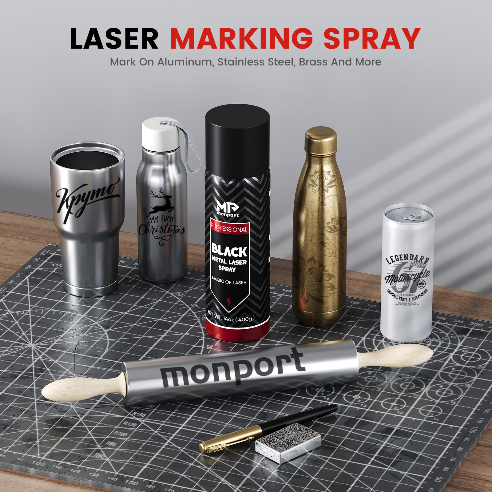 Black Laser Marking Spray