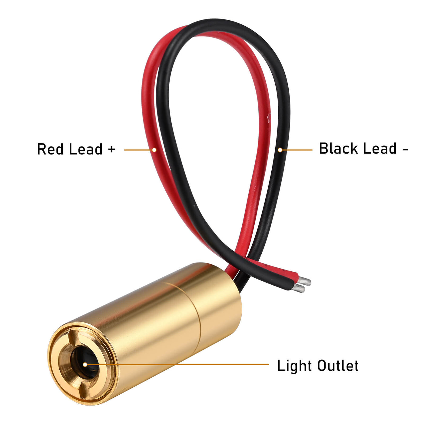 Lesar Pointer CO2 Laser Red Dot Pointer | For 40W-150W CO2 Laser — Monportlaser