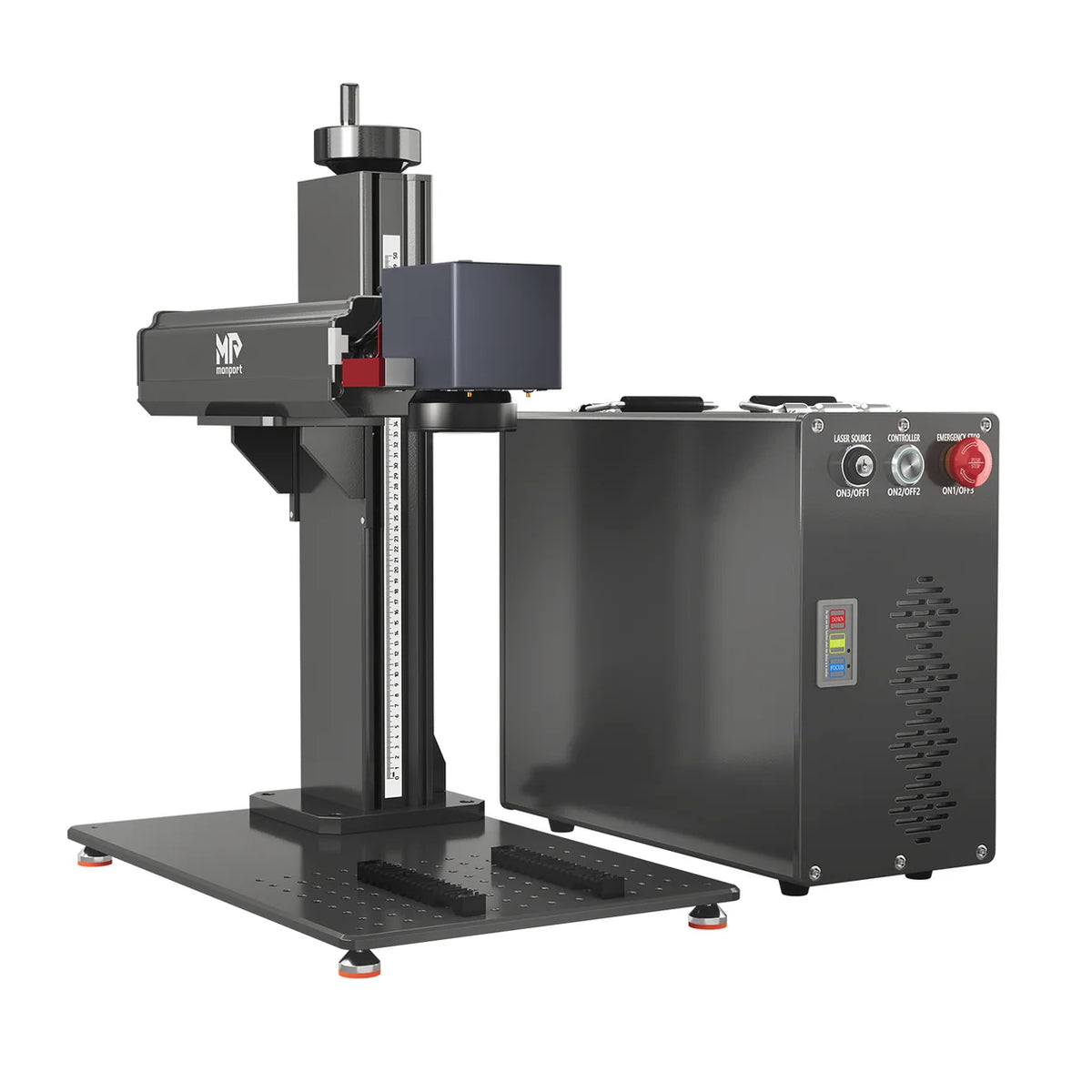 Monport GT 100W Split MOPA Fiber Laser Engraver & Color Marking Machine With AutoFocus