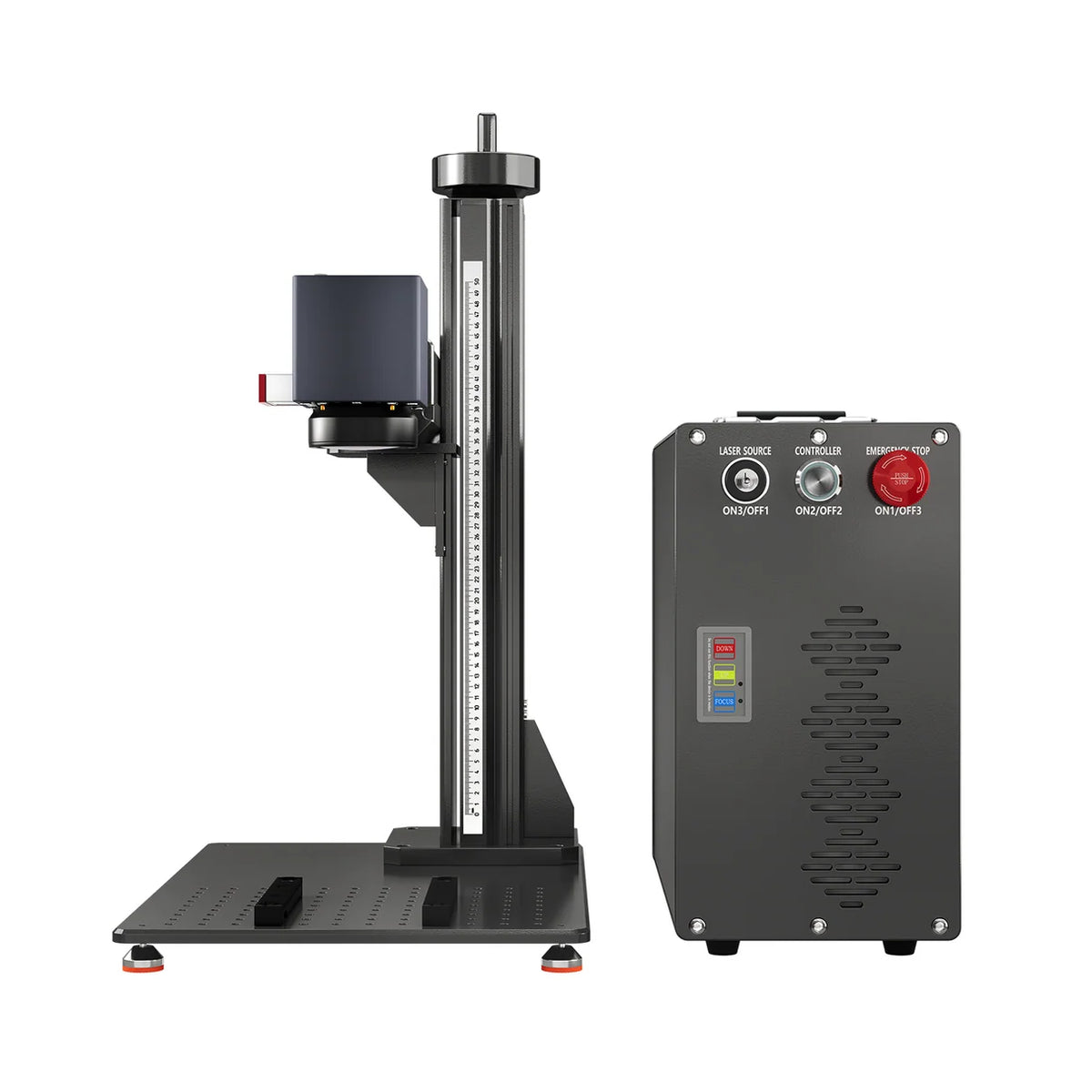 Monport GT 30W Split Fiber Laser Engraver & Marking Machine With AutoFocus (5.9” x 5.9”)