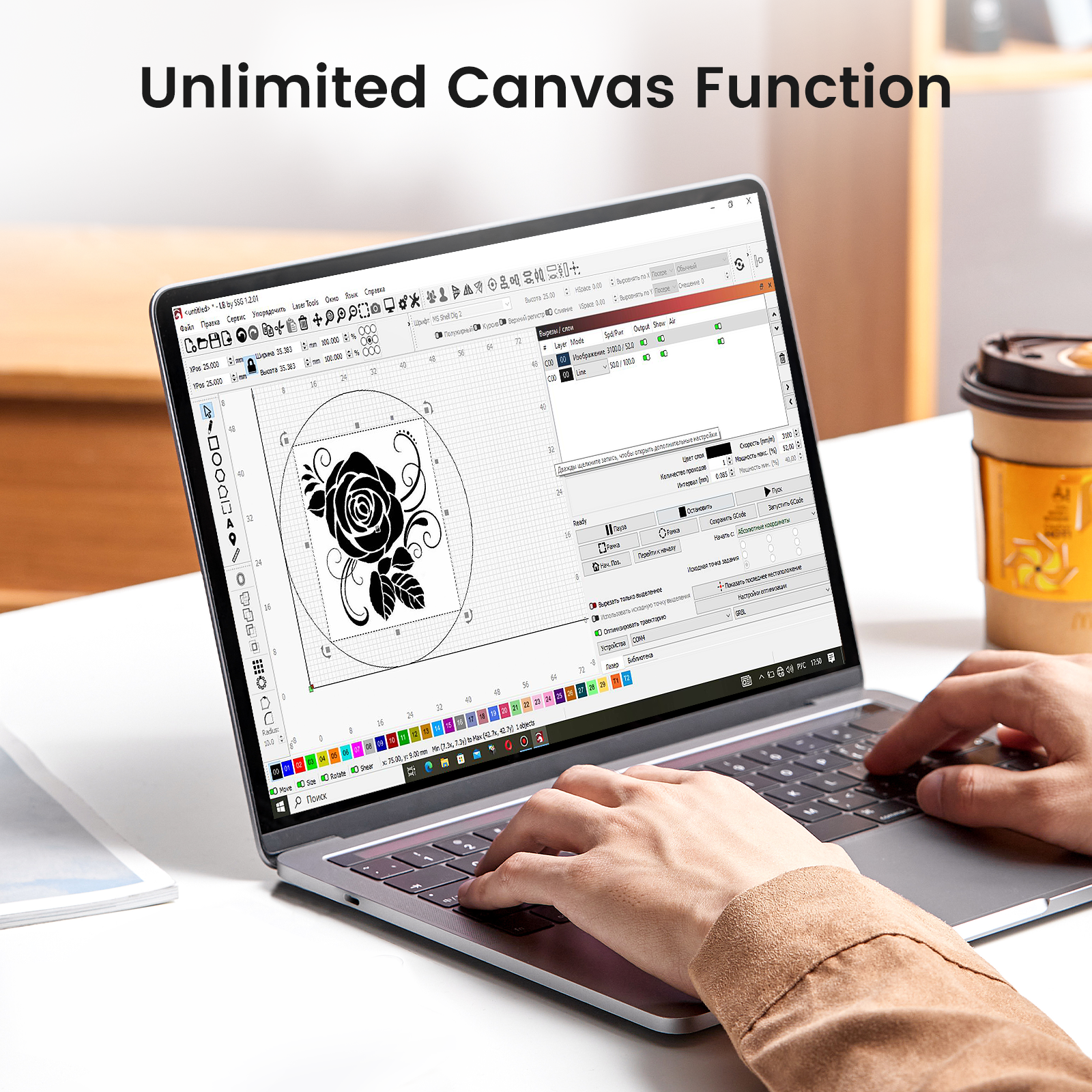 Monport Mega S: 70W Revolutionary Co2 Laser Engraver & Cutter with Intelligent Precision and Automation