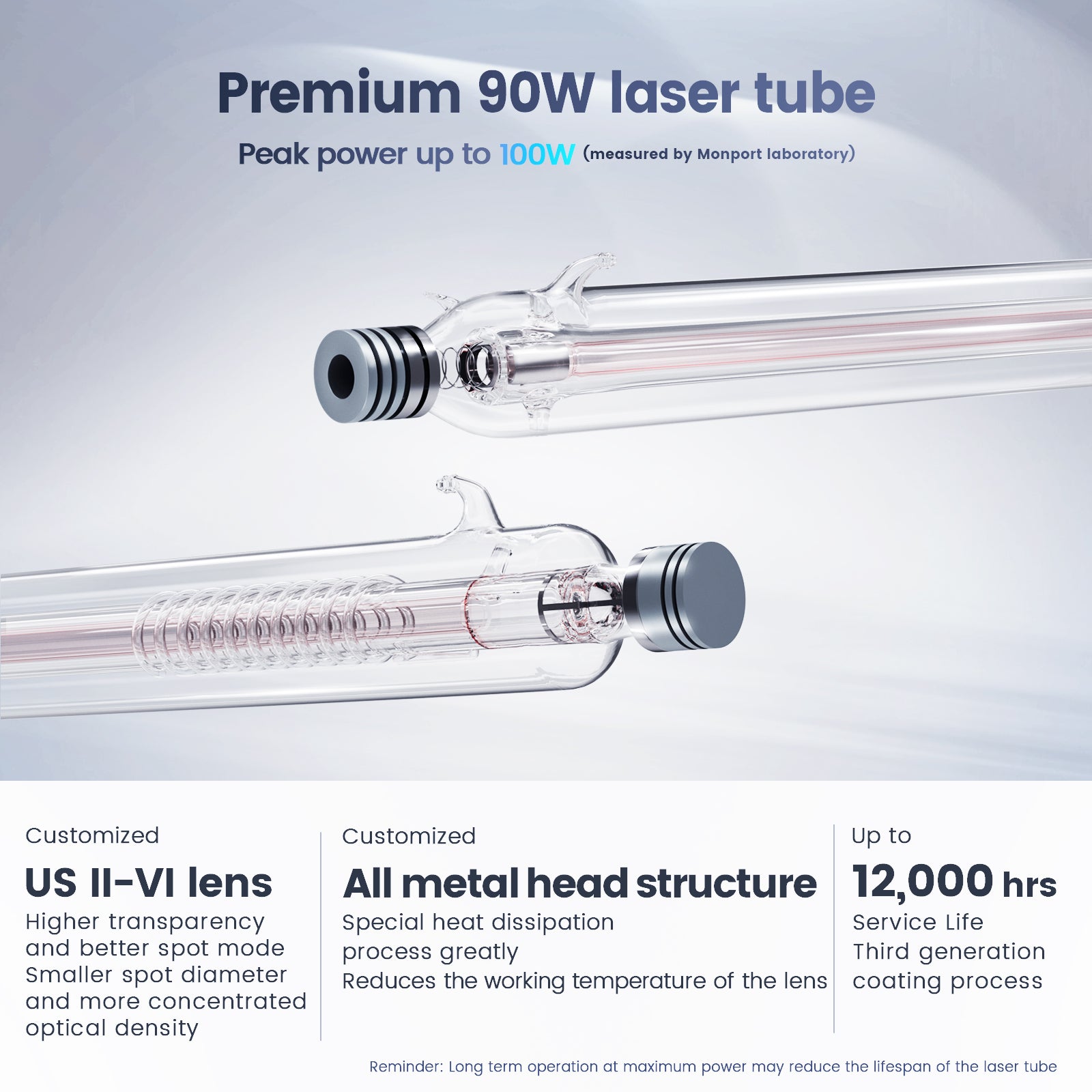 Monport Effi9S Upgraded 90W CO2 Laser Engraver & Cutter with Autofocus and Built-in Water Chiller