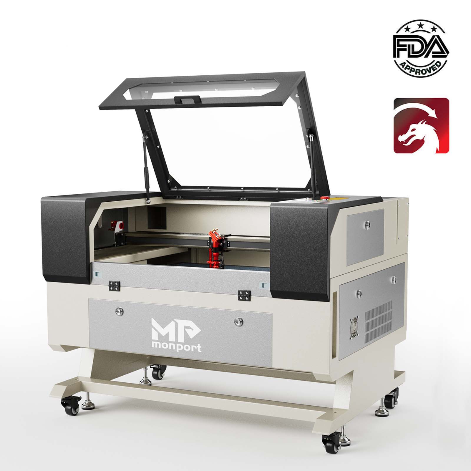 Monport 60W CO2 Laser Engraver & Cutter (28