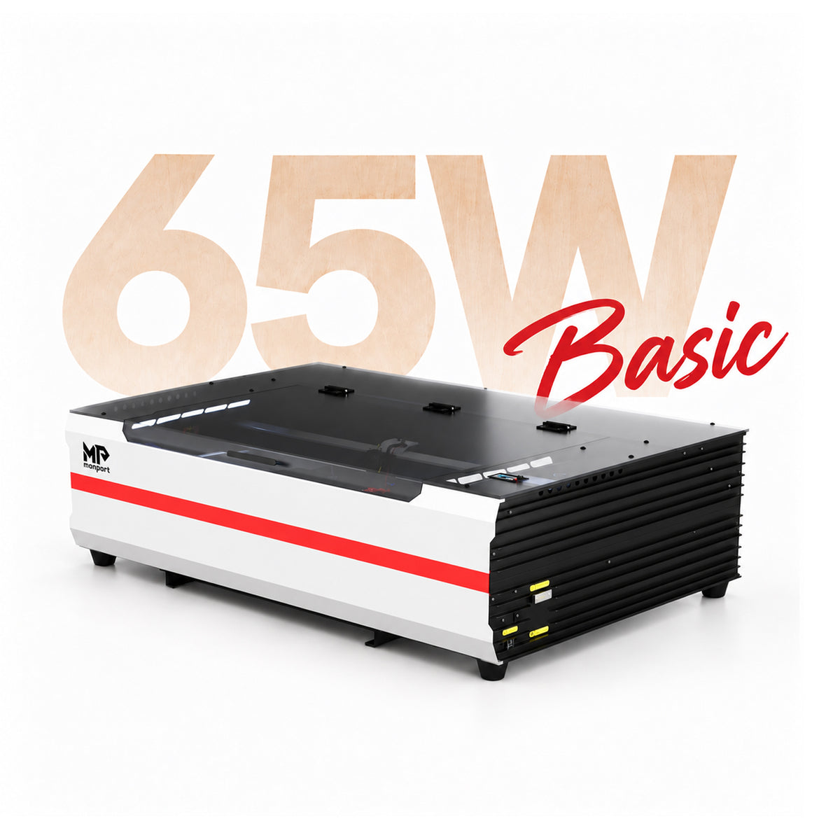 Brand New Monport Reno 65W Desktop CO2 Laser Engraver (24"×16") | Built-In Water Cooling, DSP Controller, Magnetic Assisted Focus