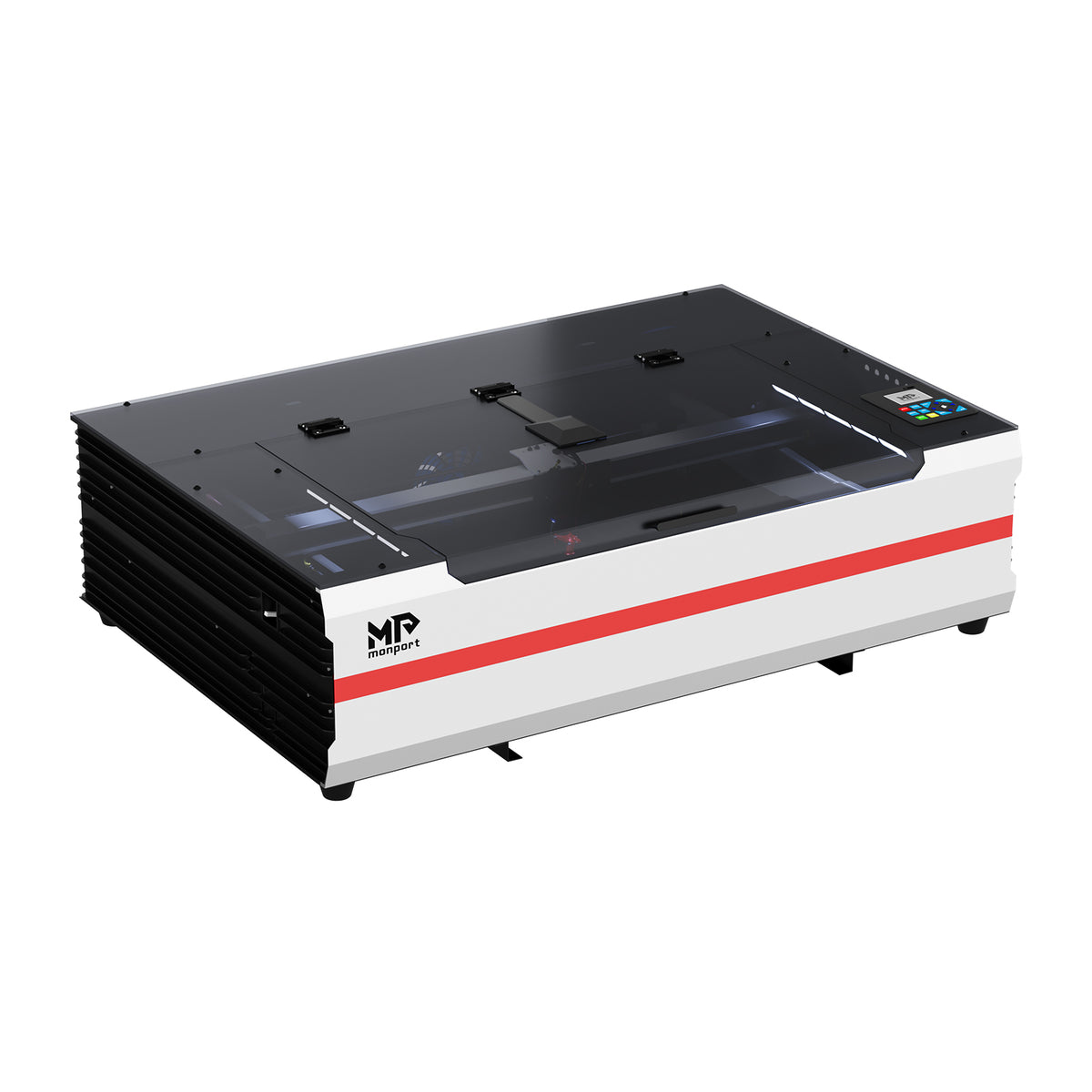 Brand New Monport Reno 65W Desktop CO2 Laser Engraver (24"×16") | Built-In Water Cooling, Magnetic Assisted Focus