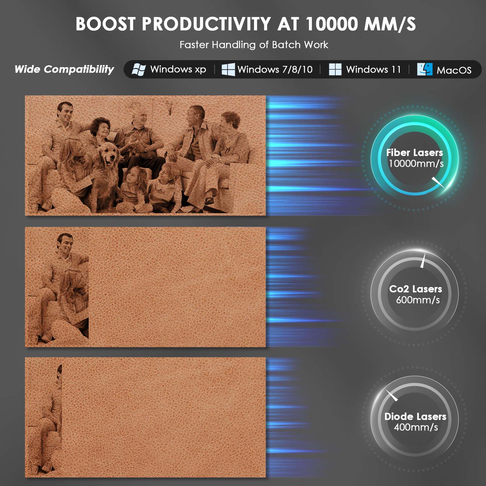 Certified pre-owned fiber laser marking machine for color engraving on stainless steel