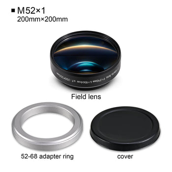 Monport F-theta M52 200mm*200mm Replacement Optical Scanning Lens for Fiber Laser Engraver