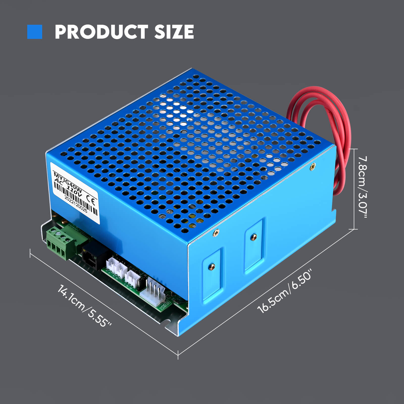 Monport 40W Laser Power Supply for CO2 Laser Engraver