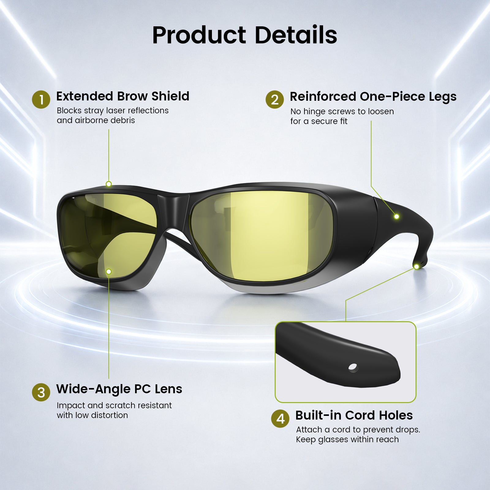 UV Laser Engravers Protective Glasses-355nm-OD5