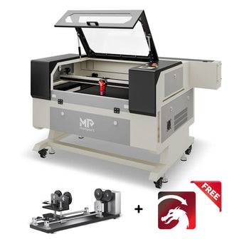 Monport 90W CO2 Laser Engraver & Cutter (28" x 20") with Autofocus and Bracket