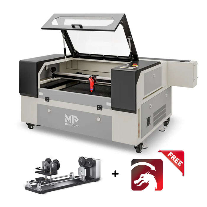 Monport 90W CO2 Laser Engraver & Cutter (28