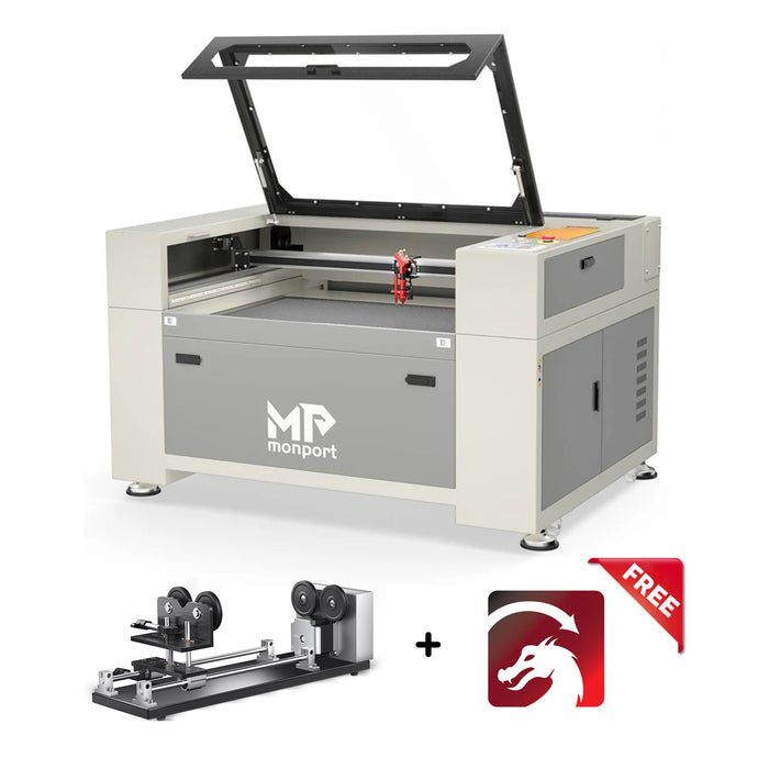 Monport 90W CO2 Laser Engraver & Cutter (36