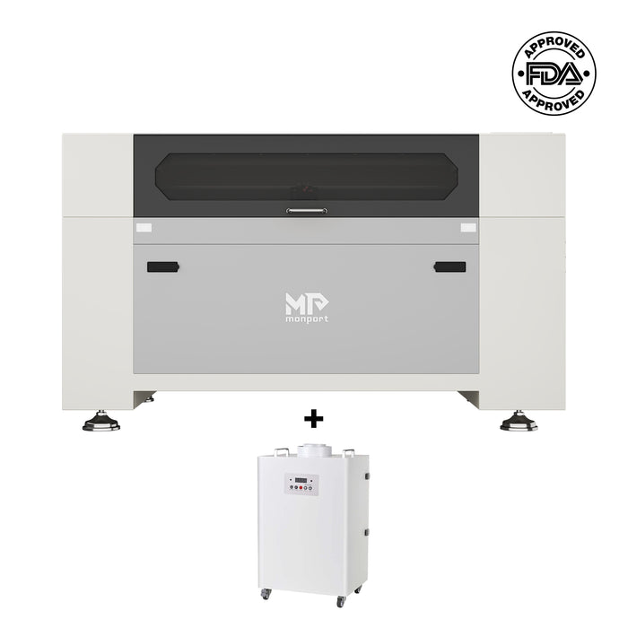 Bundle Sale |Monport 100W CO2 Laser Engraver & Cutter (40