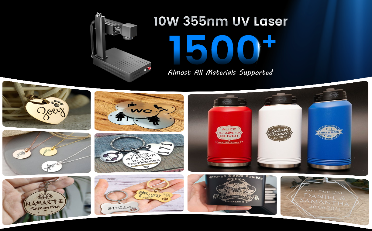 uv laser engraving fast for all materials