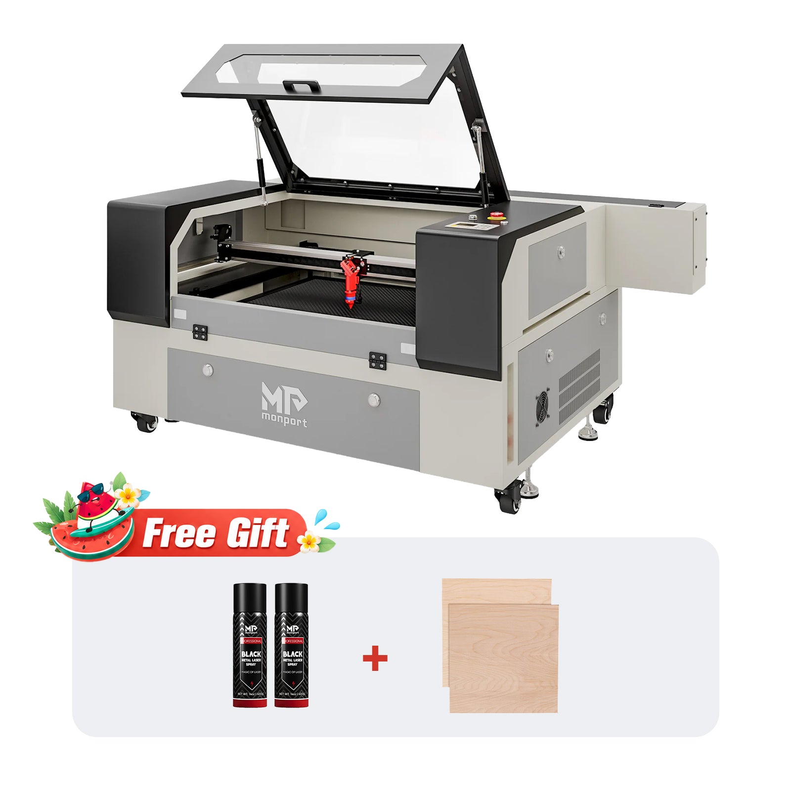 Monport 90W CO2 Laser Engraver & Cutter (28