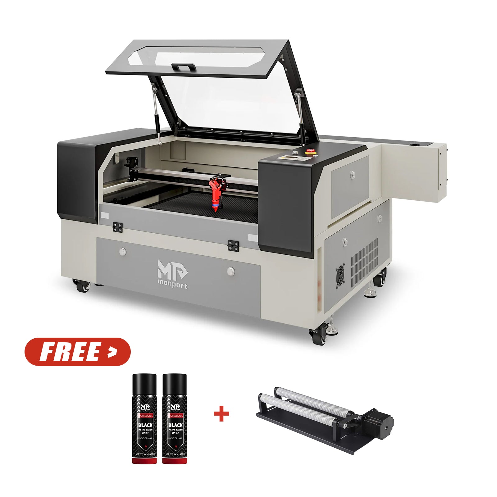 Monport 90W CO2 Laser Engraver & Cutter (28