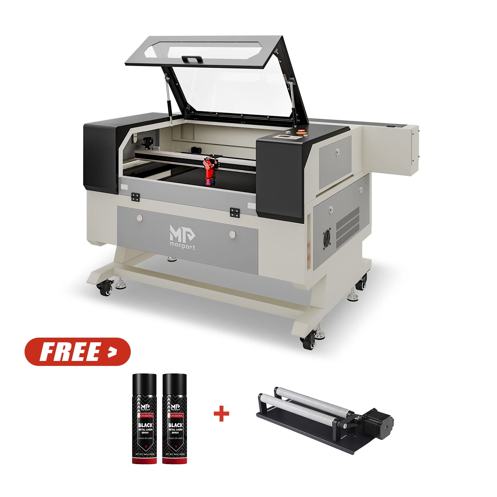 Monport 90W CO2 Laser Engraver & Cutter (28
