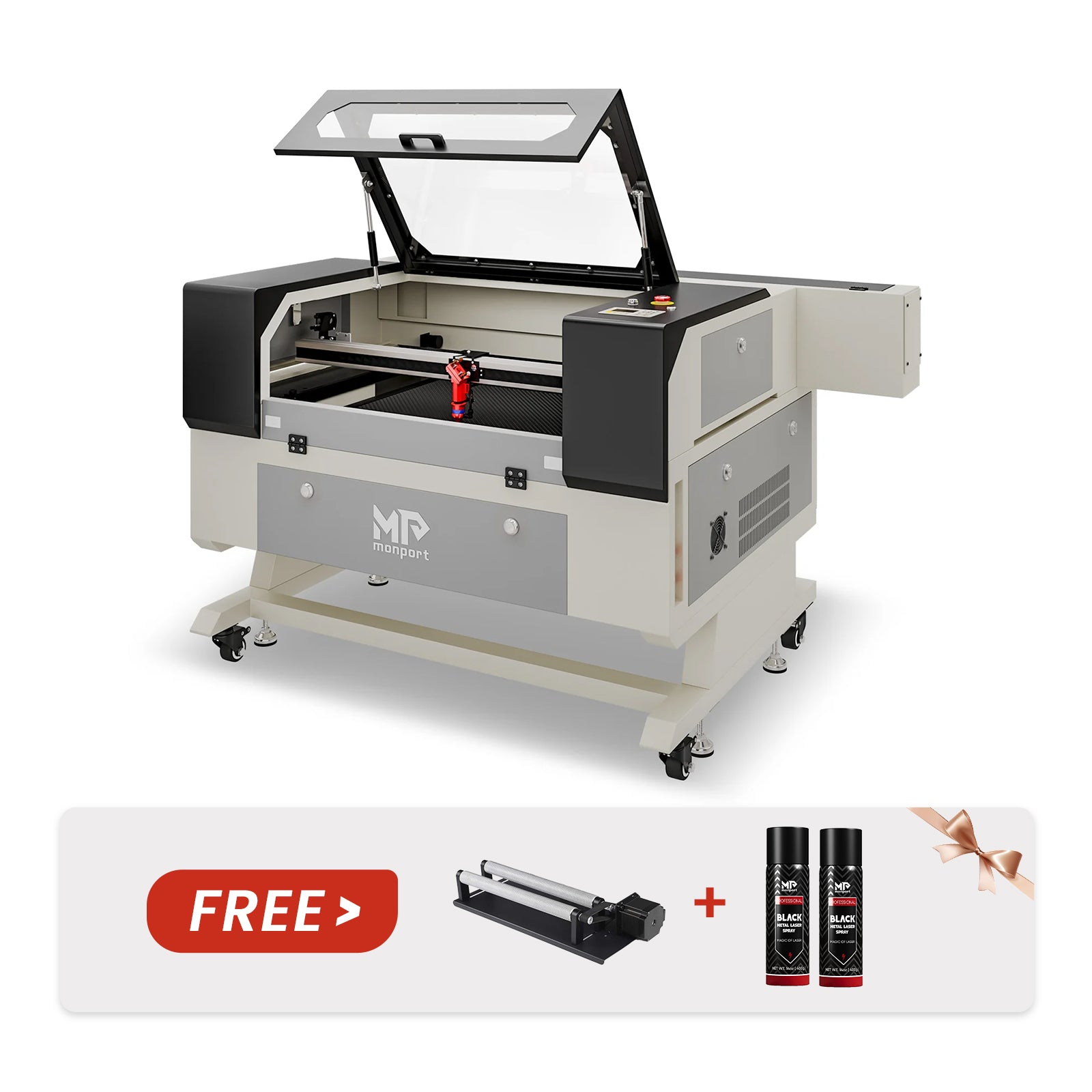 Monport 90W CO2 Laser Engraver & Cutter (28