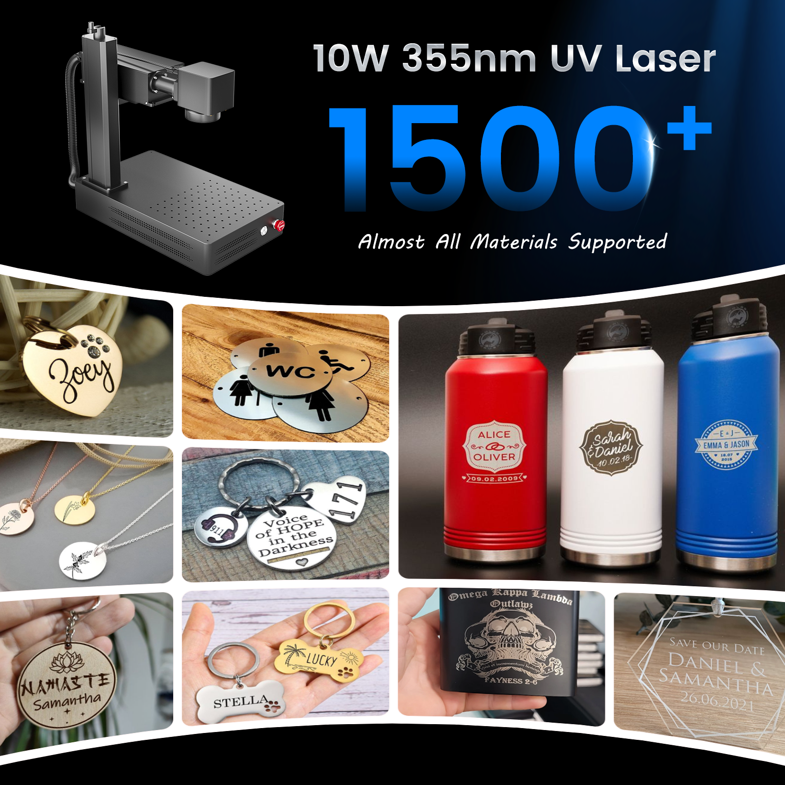Monport GM 10W UV Laser Engraver & Marking Machine