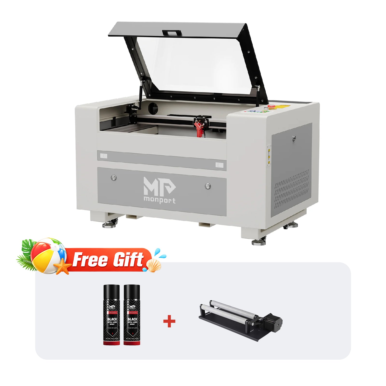 Monport 60W CO2 Laser Engraver & Cutter (24
