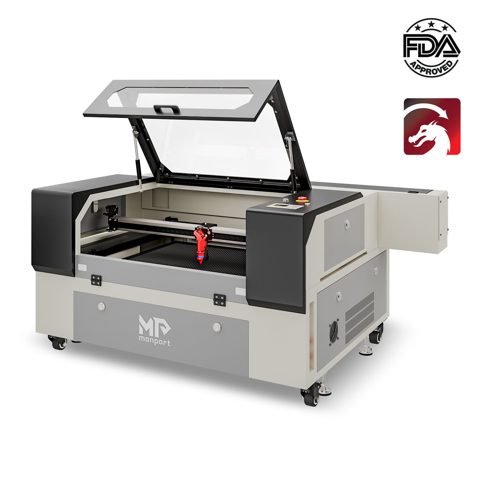 Monport 90W CO2 Laser Engraver & Cutter (28" x 20") with Autofocus