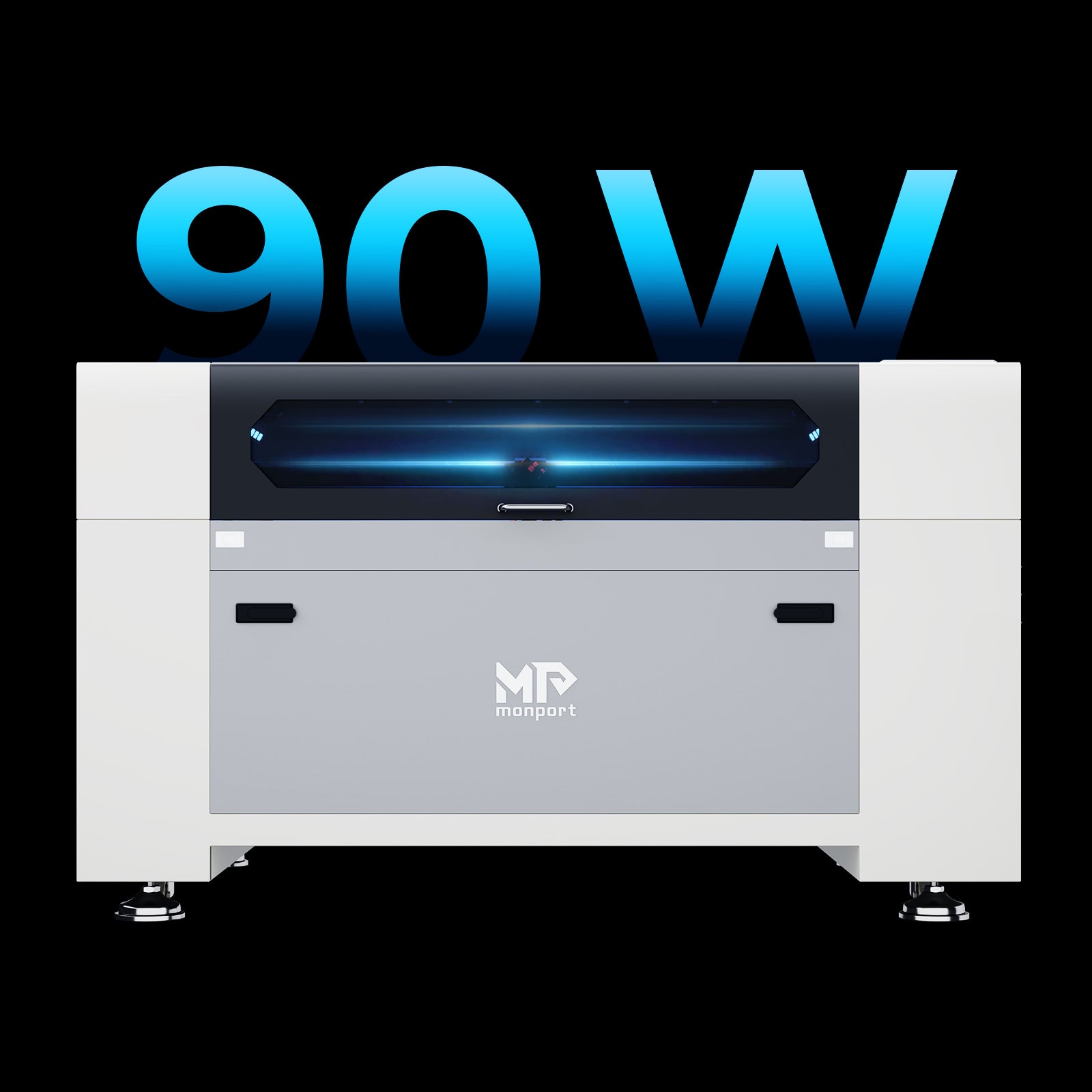 Monport Effi9S Upgraded 90W CO2 Laser Engraver & Cutter with Autofocus and Built-in Water Chiller