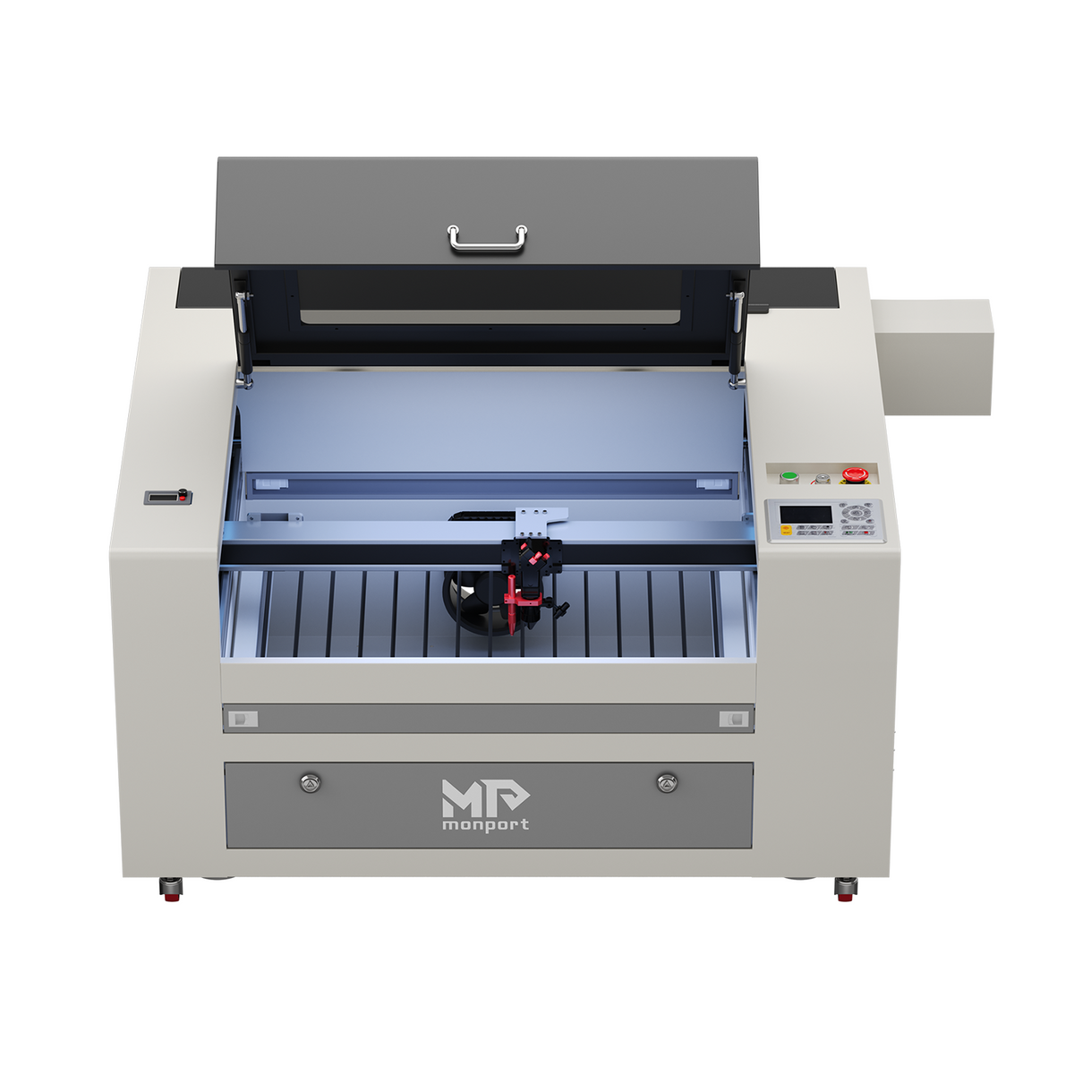 Monport Effi7S Upgraded 90W CO2 Laser Engraver & Cutter (28" x 20") with Autofocus