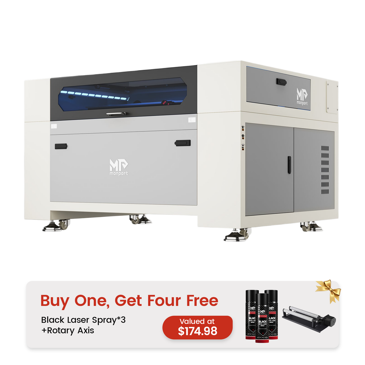 Effi10S 100W CO2 Laser Engraver with Autofocus | CO2 Laser Cutter