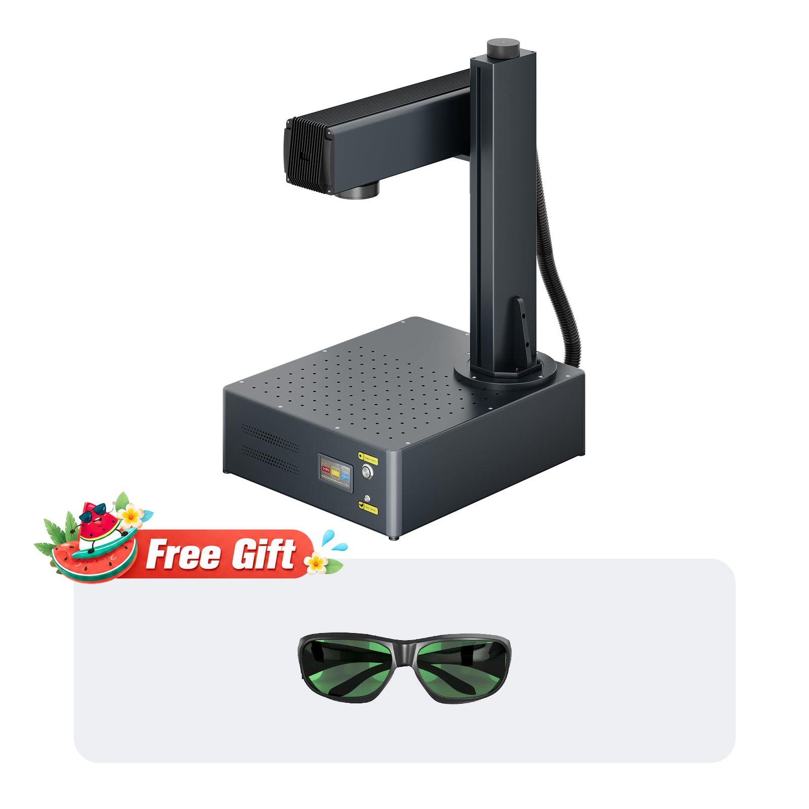 Monport GA 60W MOPA Fiber Laser Integrated Engraver & Color Marking Machine with AutoFocus