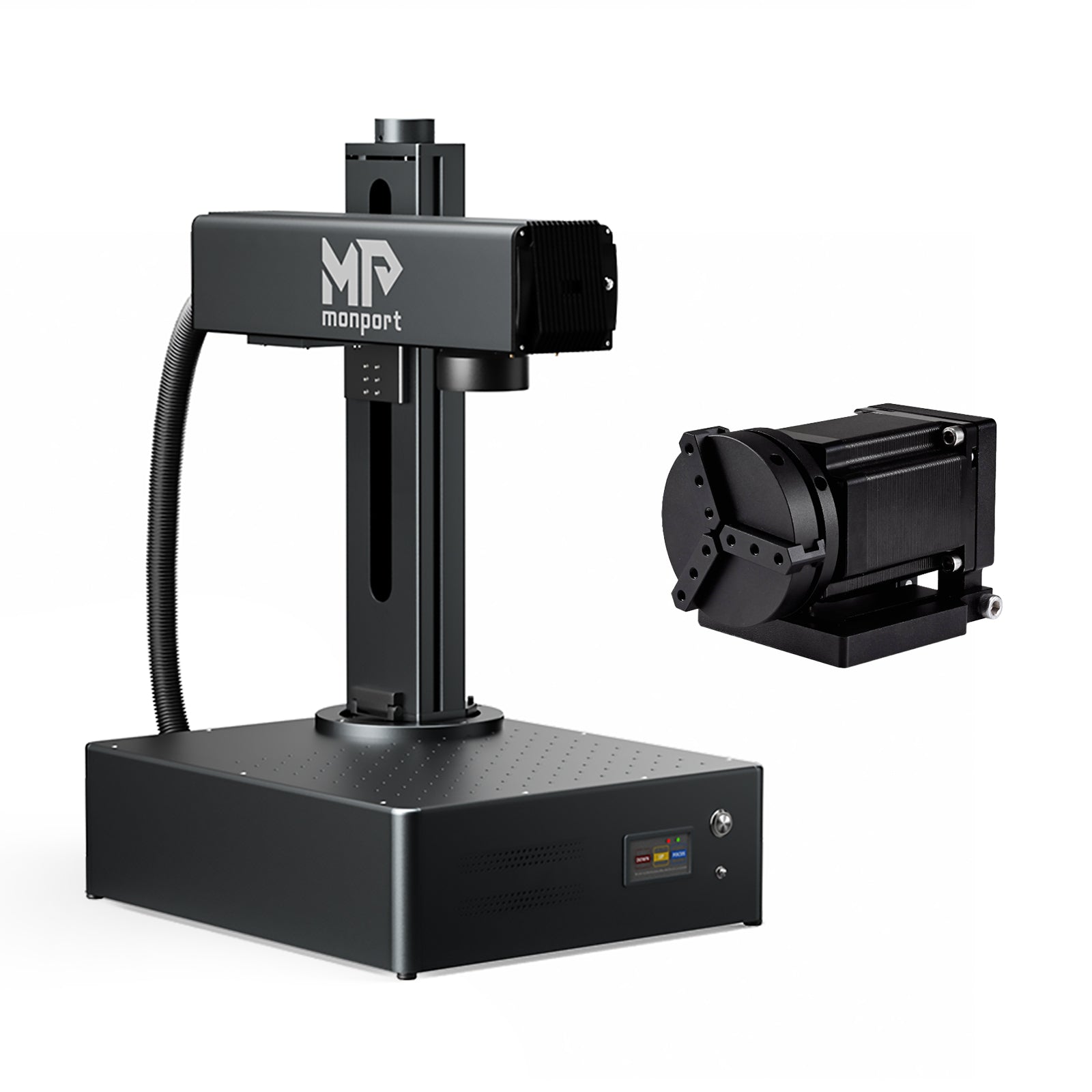 Monport GA 30W MOPA Fiber Laser Integrated Engraver & Marking Machine with AutoFocus