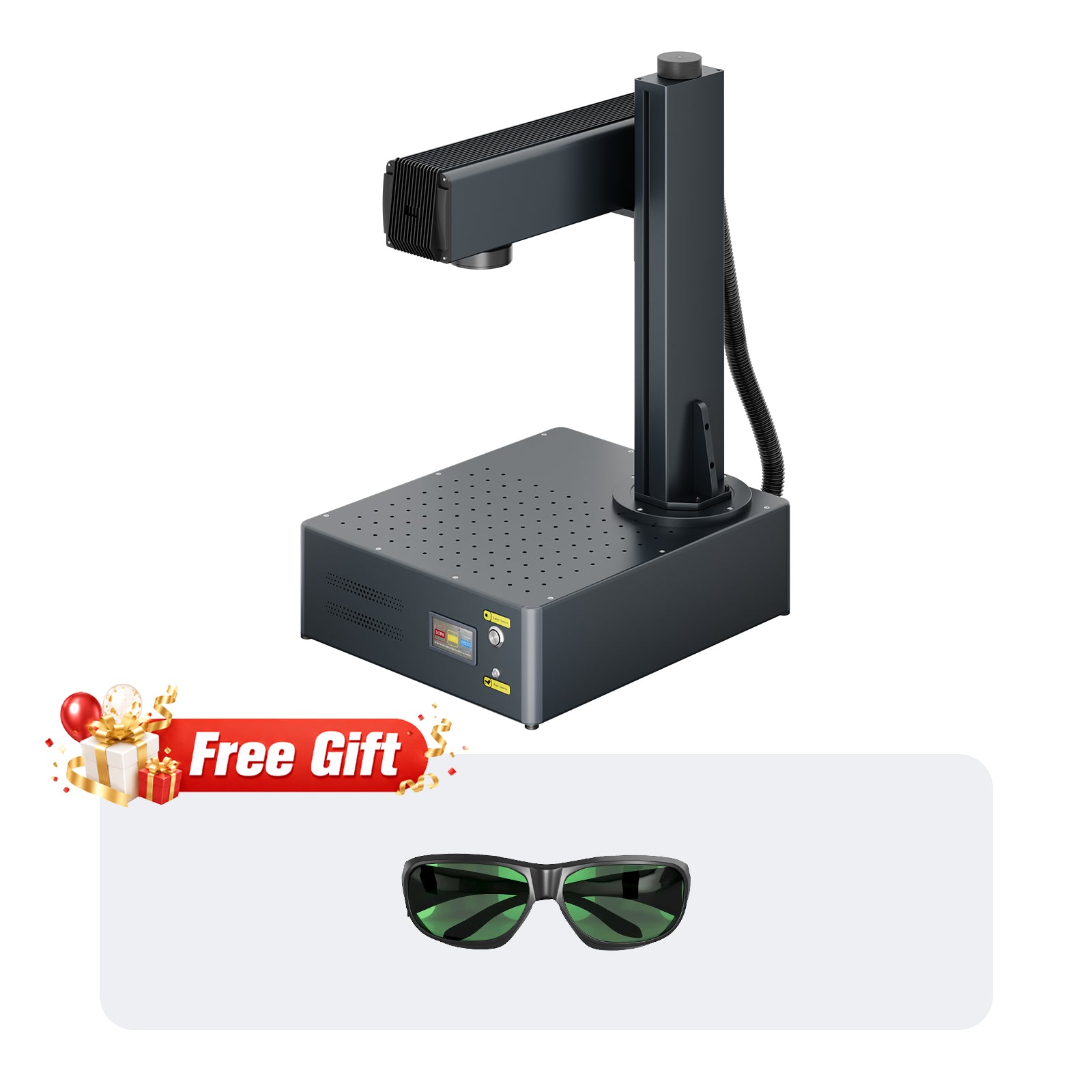 Monport GA 60W MOPA Fiber Laser Integrated Engraver & Color Marking Machine with AutoFocus